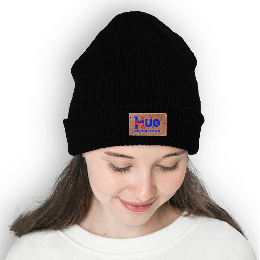 Hug for Unity Oversized Rib Knit Beanie